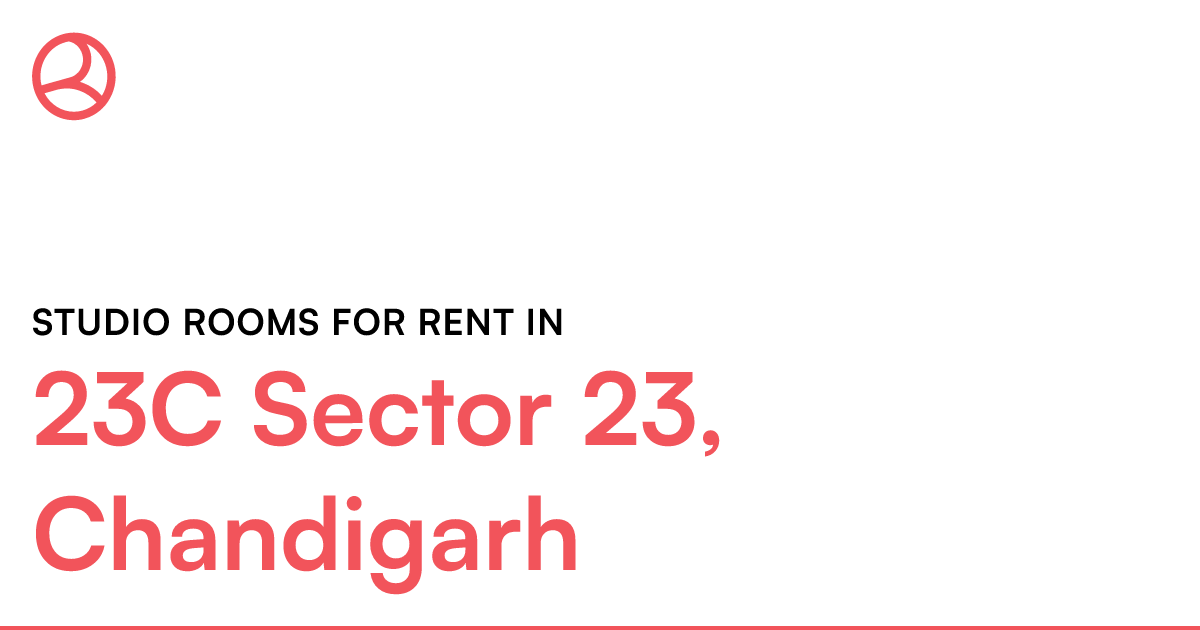 23C Sector 23, Chandigarh Studio rooms for rent Roomies.co.in