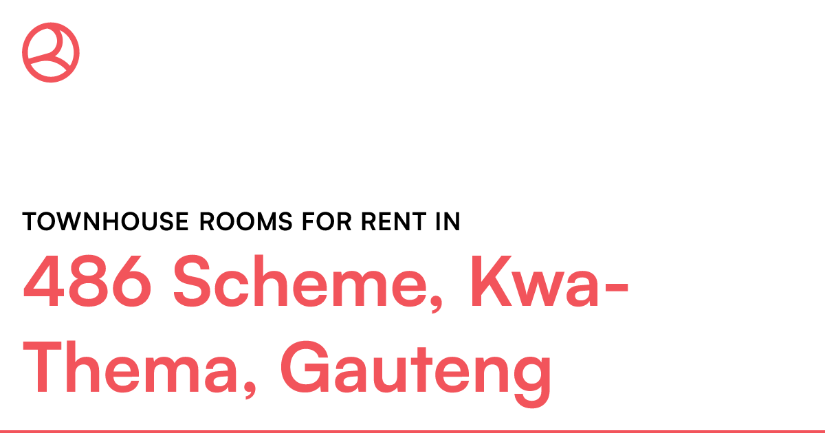 486 Scheme, KwaThema, Gauteng Townhouse rooms for... Roomies.co.za