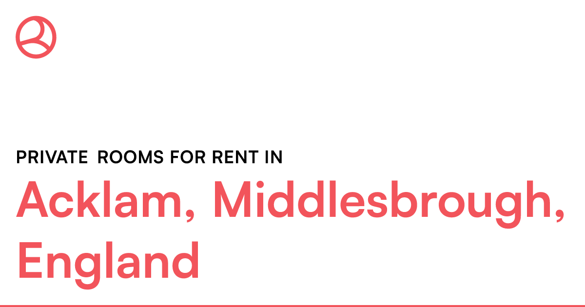 Acklam, Middlesbrough, England Private rooms for re... Roomies.co.uk
