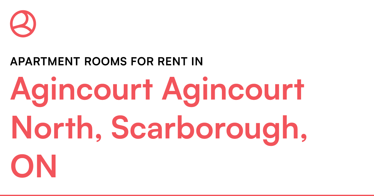 Agincourt Agincourt North, Scarborough, ON Apartment r... Roomies.ca