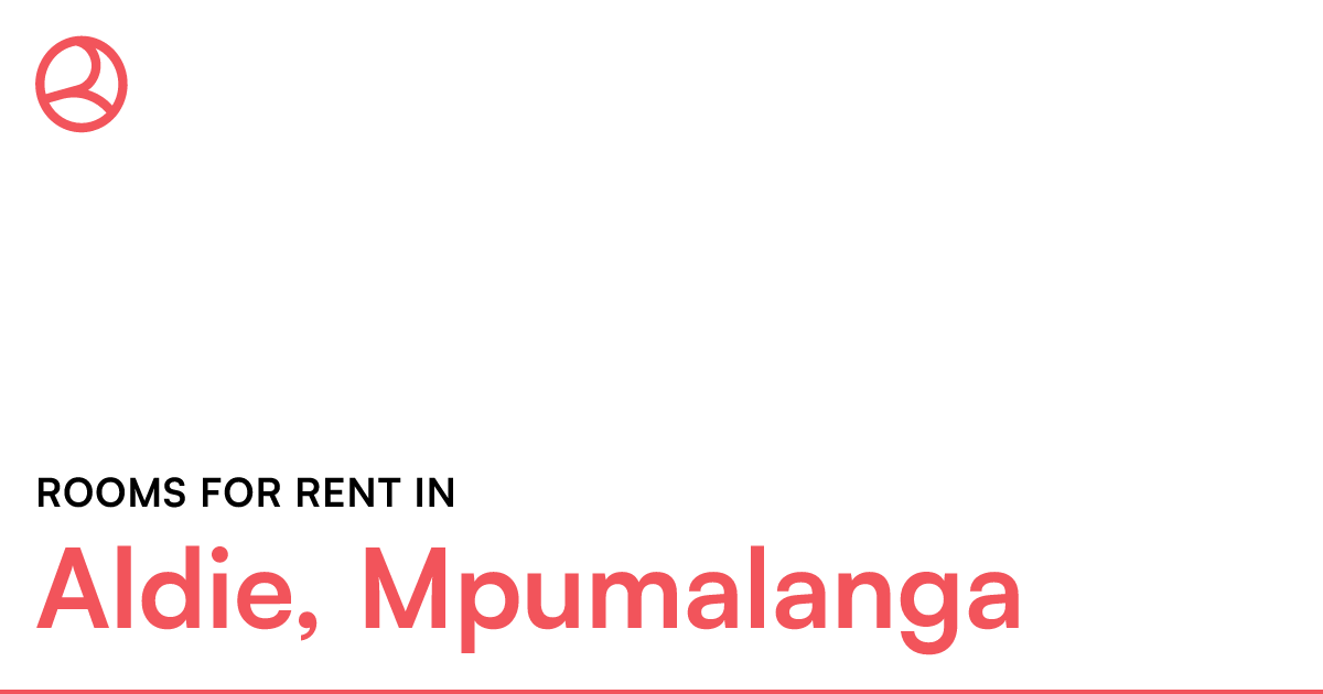 Aldie, Mpumalanga Rooms for Rent Roomies.co.za