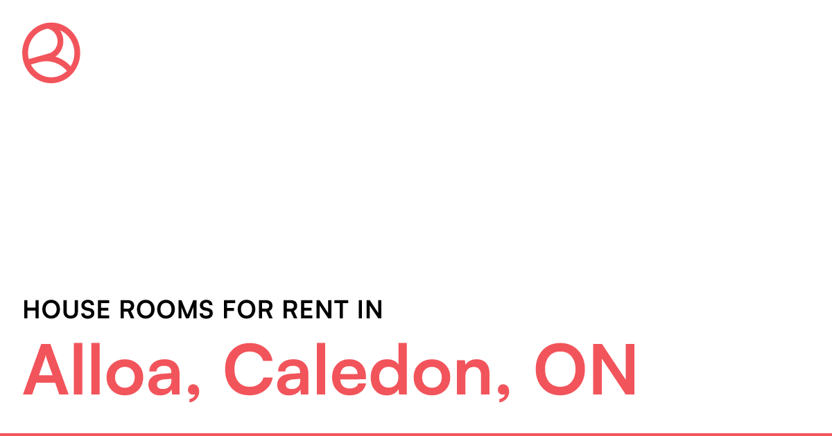 Alloa, Caledon, ON House rooms for rent Roomies.ca