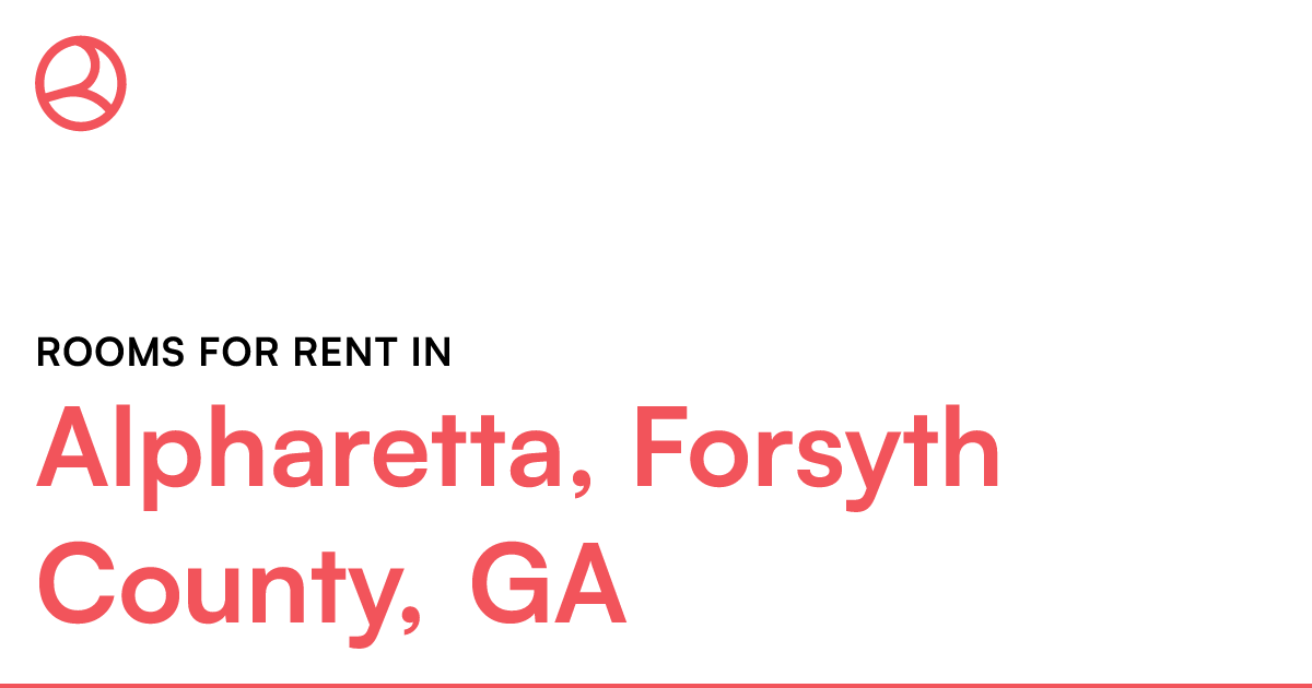 Alpharetta, Forsyth County, GA Rooms for Rent