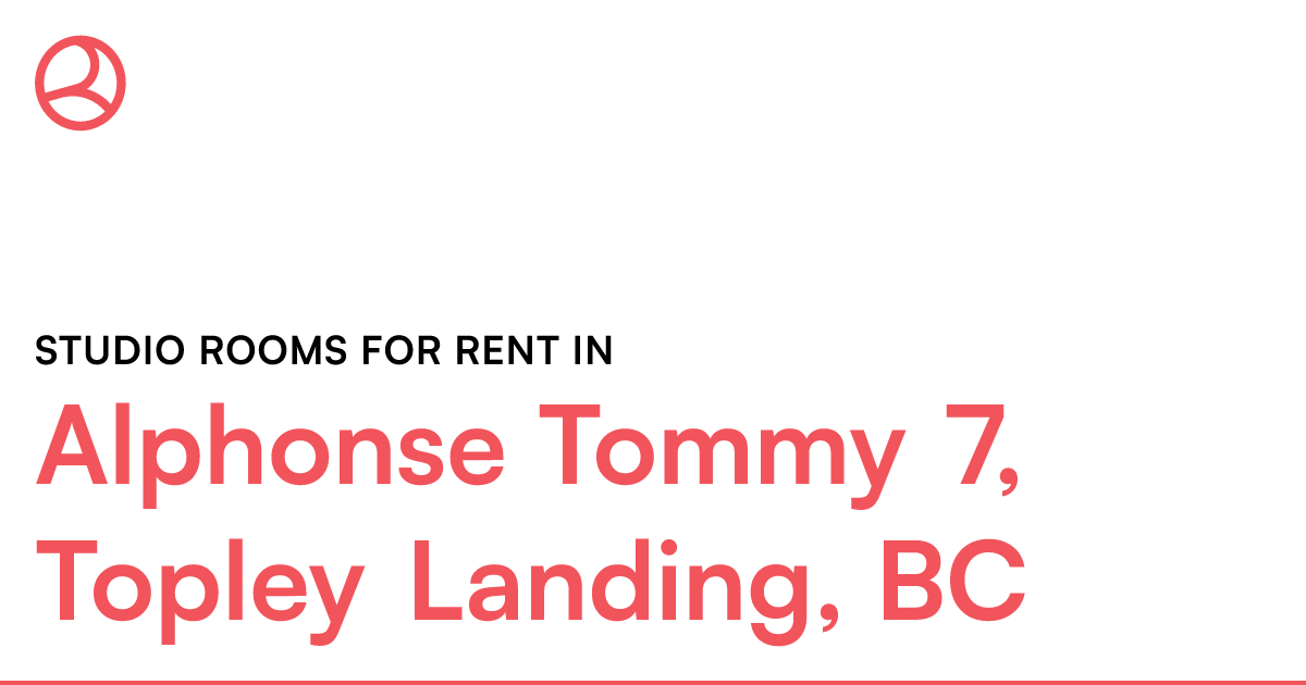 Alphonse Tommy 7, Topley Landing, BC Studio rooms for... Roomies.ca