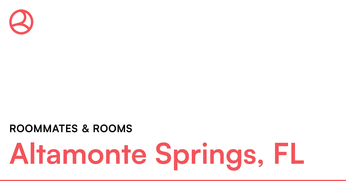 Altamonte Springs, FL Roommates & rooms