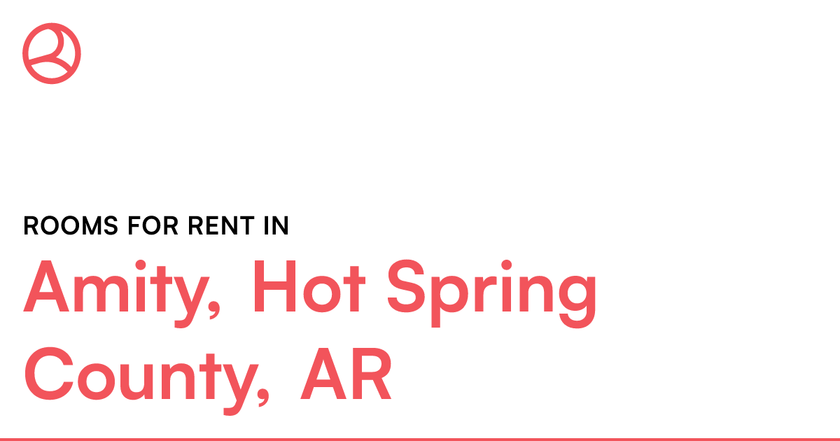 Amity, Hot Spring County, AR Rooms for Rent