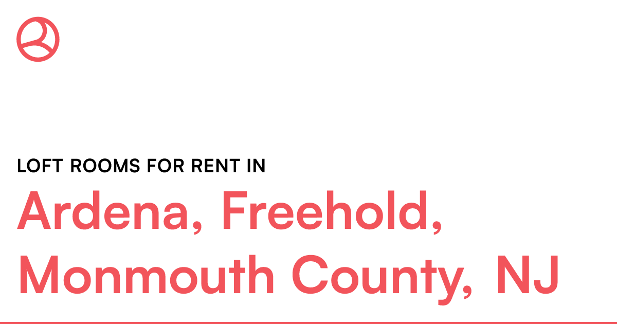 Ardena Freehold Monmouth County NJ Loft rooms for Roomies com