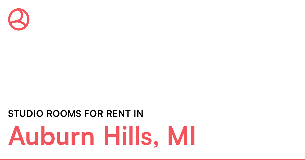 Auburn Hills, MI Studio rooms for rent