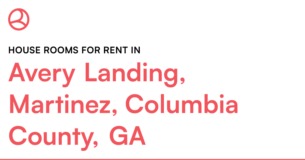 Avery Landing, Martinez, Columbia County, GA House ro...