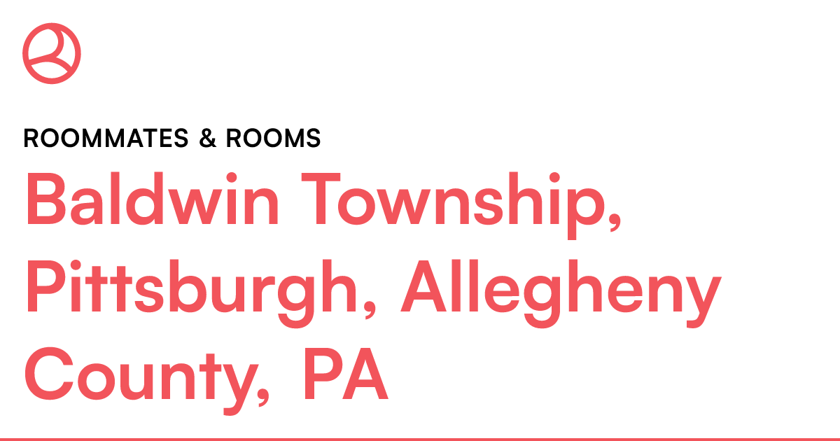 Baldwin Township, Pittsburgh, Allegheny County, PA Ro...