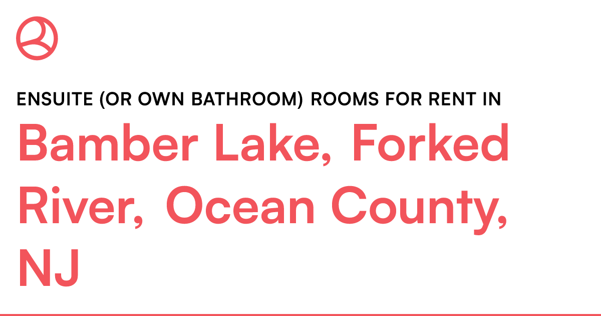 Bamber Lake, Forked River, Ocean County, NJ Ensuite (...