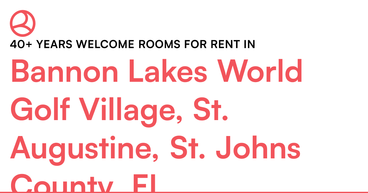 Bannon Lakes World Golf Village, St. Augustine, St. J...