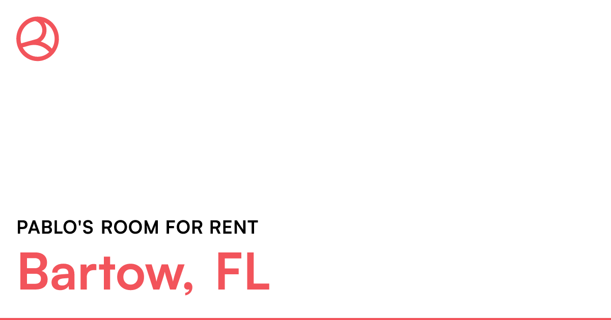 Private room to rent in share house Bartow, Florida...