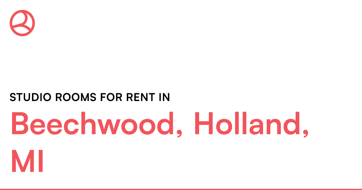 Beechwood, Holland, MI Studio rooms for rent