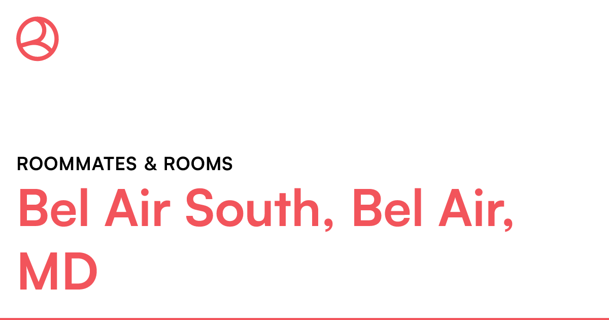 Bel Air South, Bel Air, MD Roommates & rooms