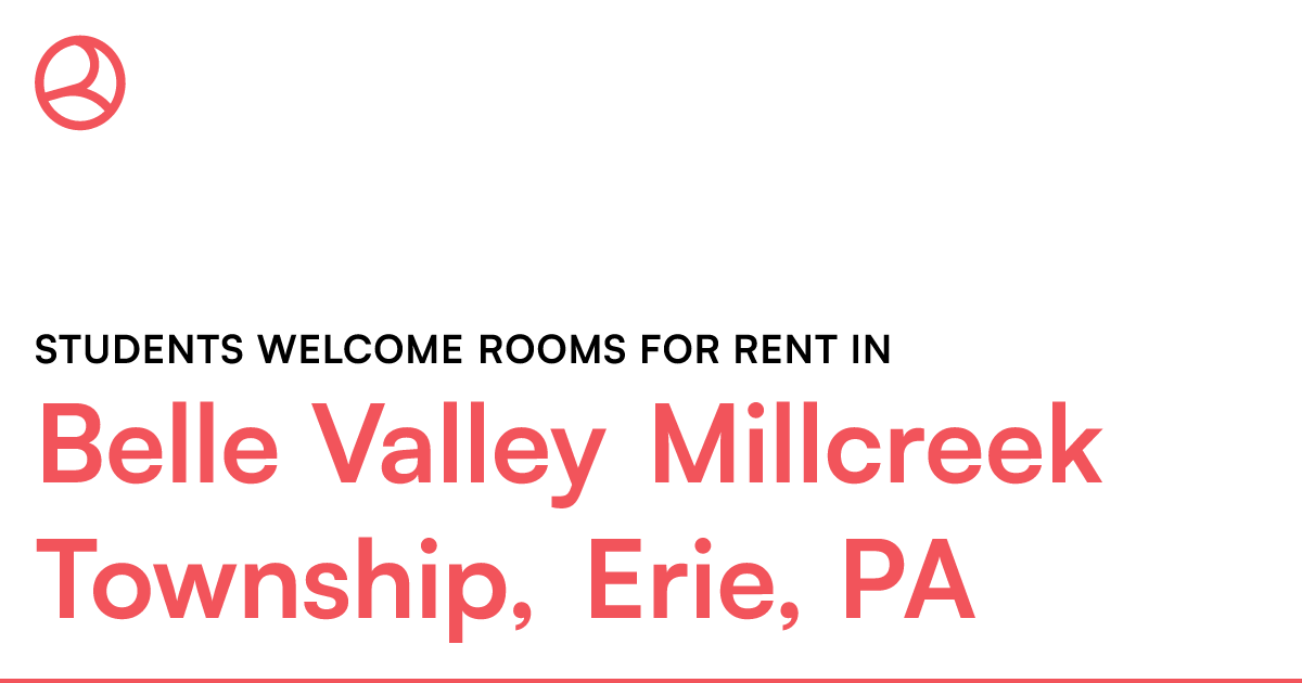 Belle Valley Millcreek Township, Erie, PA Students we...