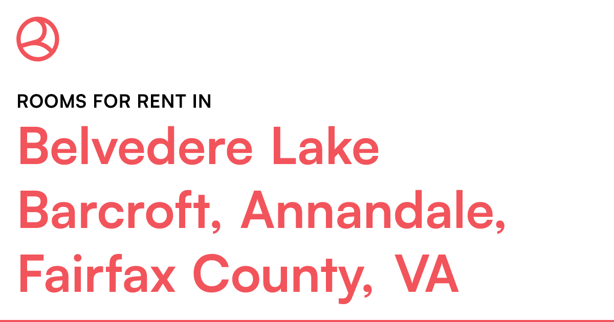 Belvedere Lake Barcroft, Annandale, Fairfax County, V... – Roomies.com