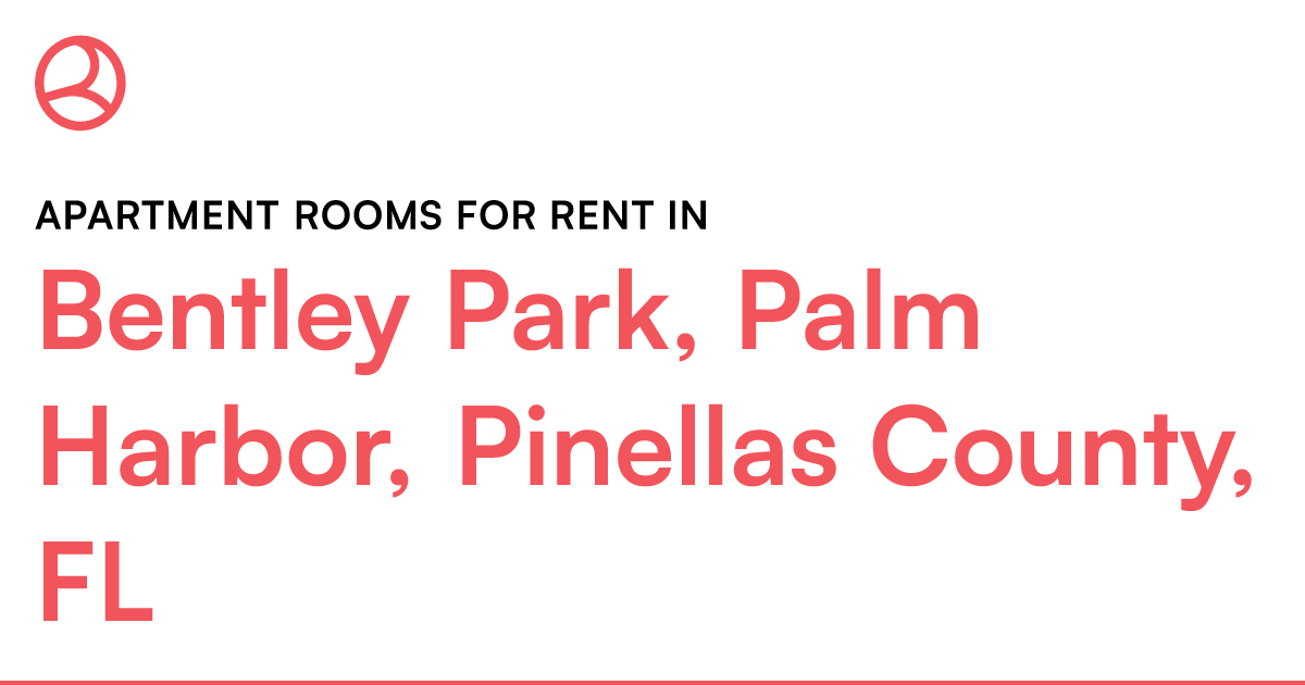 Bentley Park, Palm Harbor, Pinellas County, Fl Apartm – Roomies.com