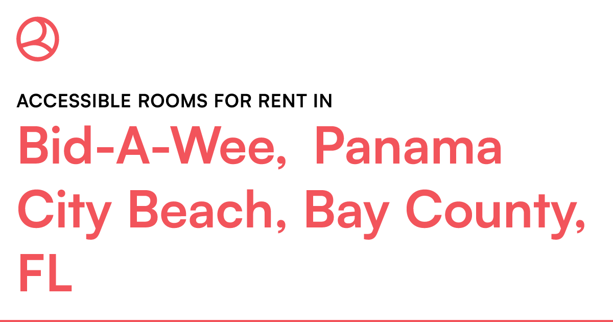 BidAWee, Panama City Beach, Bay County, FL Accessib...