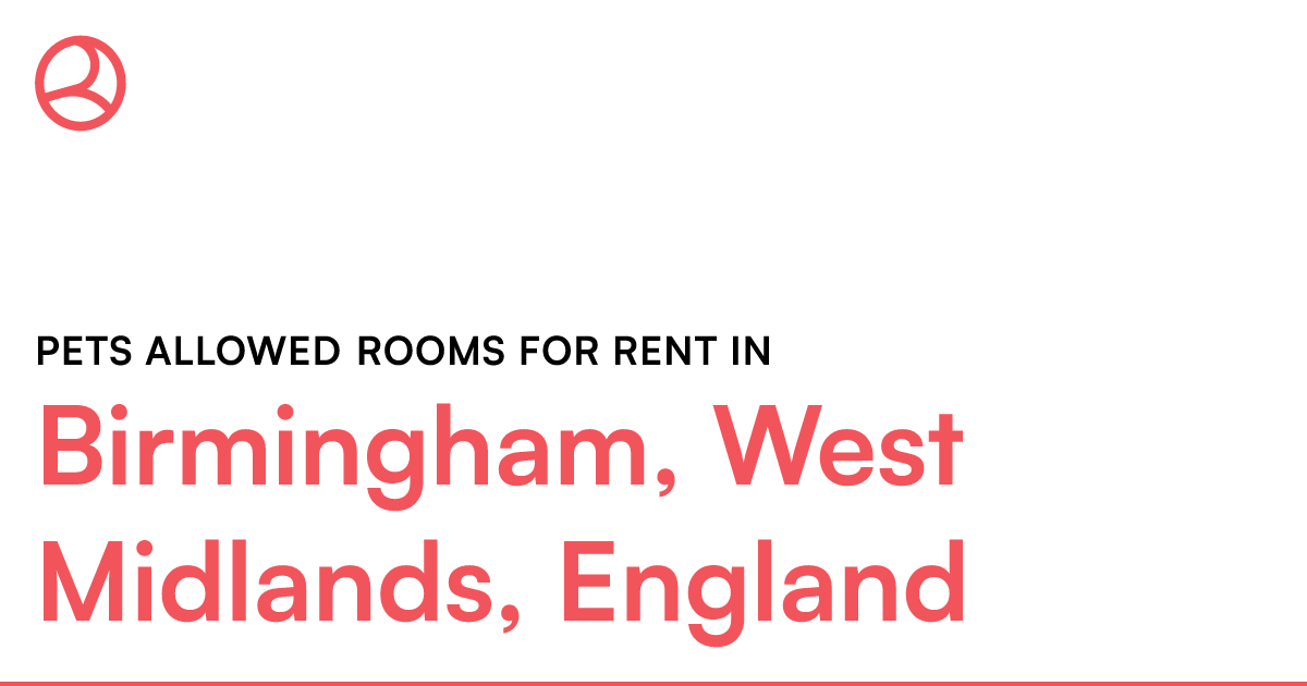 Birmingham, West Midlands, England Pets allowed roo... Roomies.co.uk