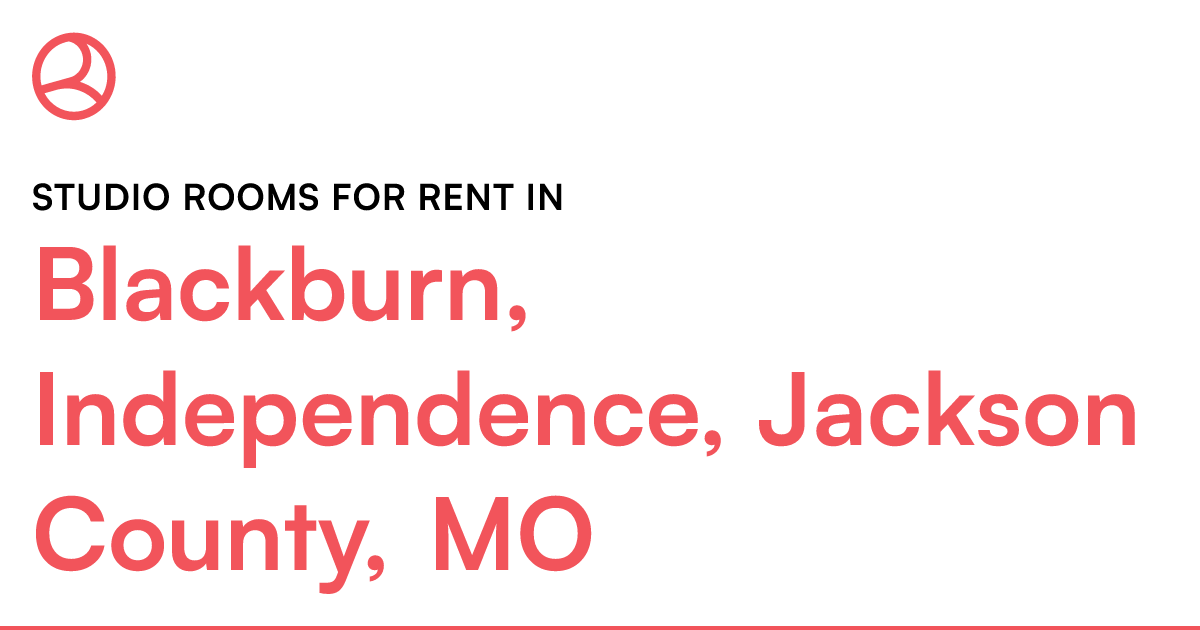Blackburn, Independence, Jackson County, MO Studio ro...