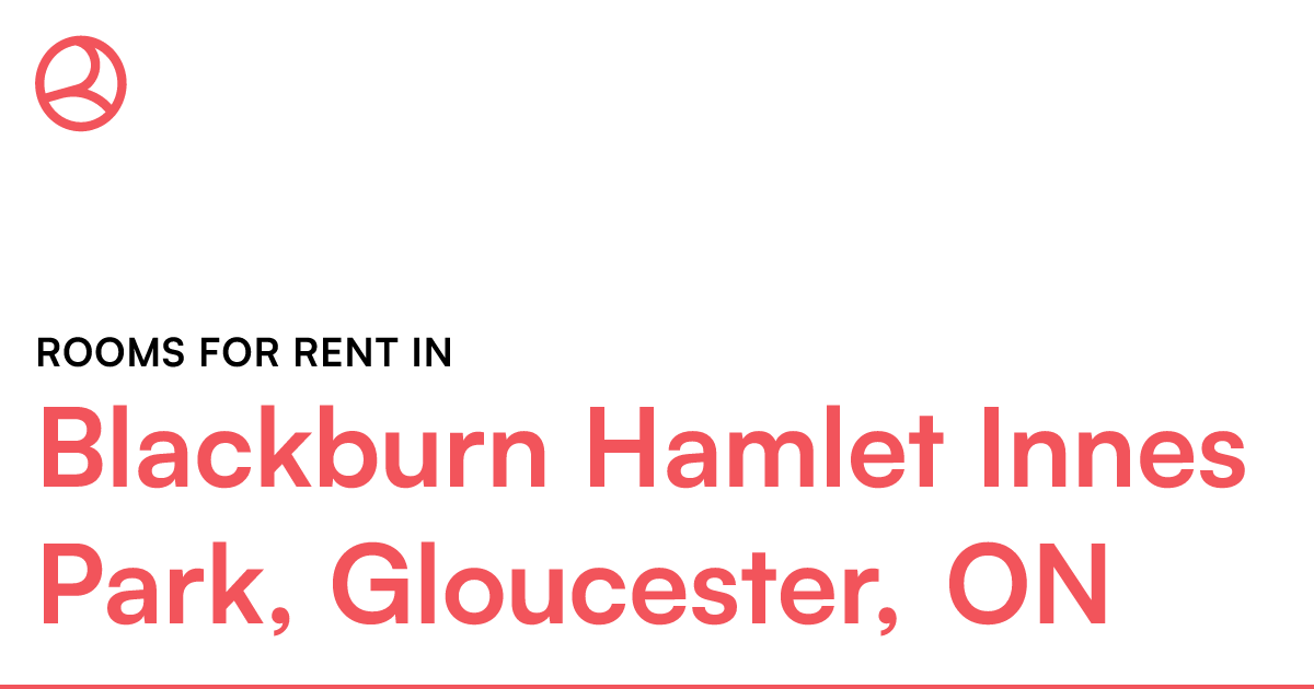 Blackburn Hamlet Innes Park, Gloucester, ON Rooms for... Roomies.ca