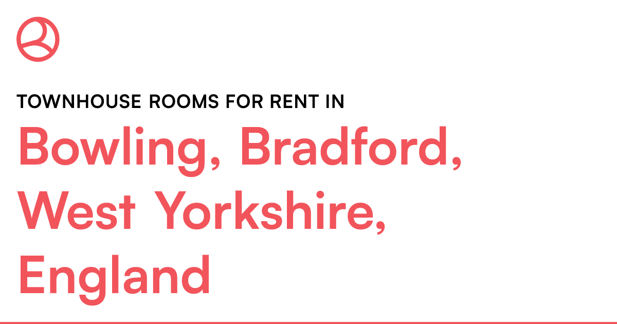 Bowling, Bradford, West Yorkshire, England Townhous... Roomies.co.uk