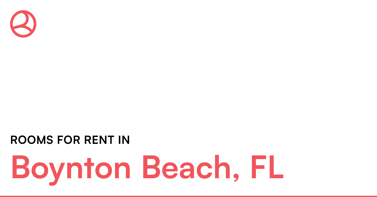 Boynton Beach, FL Rooms for Rent