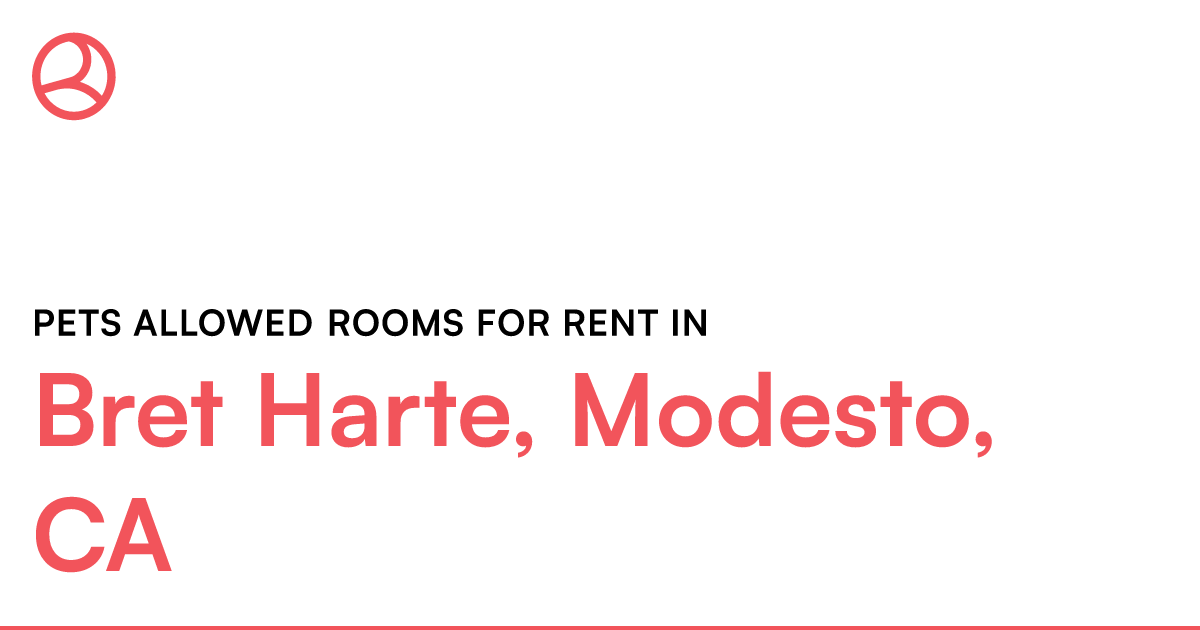 Bret Harte, Modesto, CA Pets allowed rooms for rent – Roomies.com