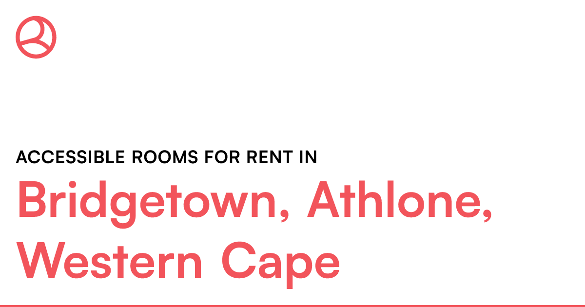 Bridgetown, Athlone, Western Cape Accessible rooms... Roomies.co.za