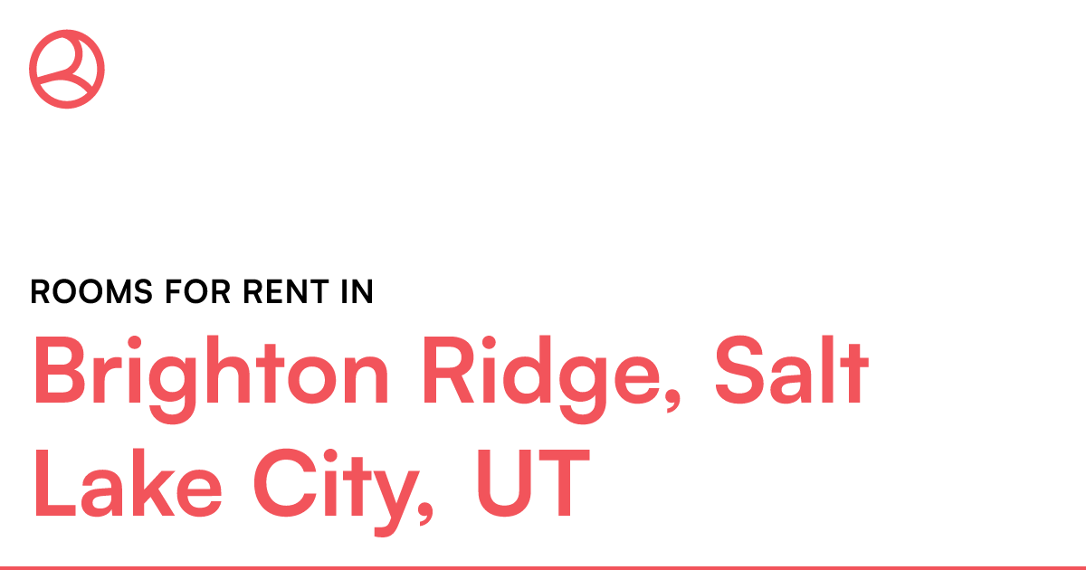 Brighton Ridge, Salt Lake City, UT Rooms for Rent