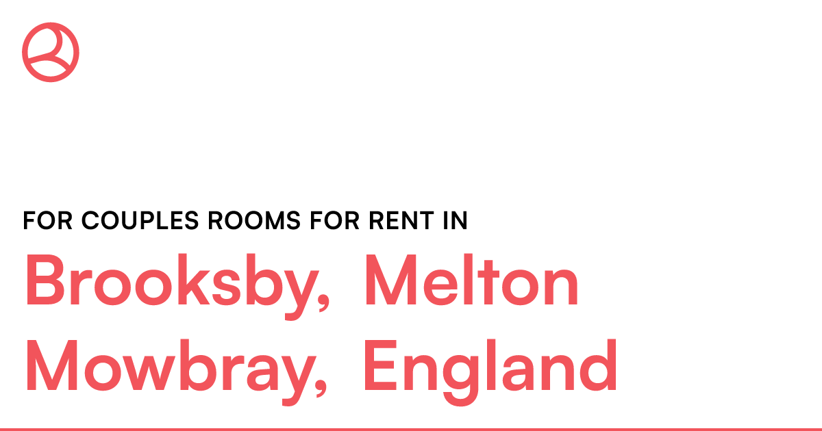 Brooksby, Melton Mowbray, England For couples rooms... Roomies.co.uk