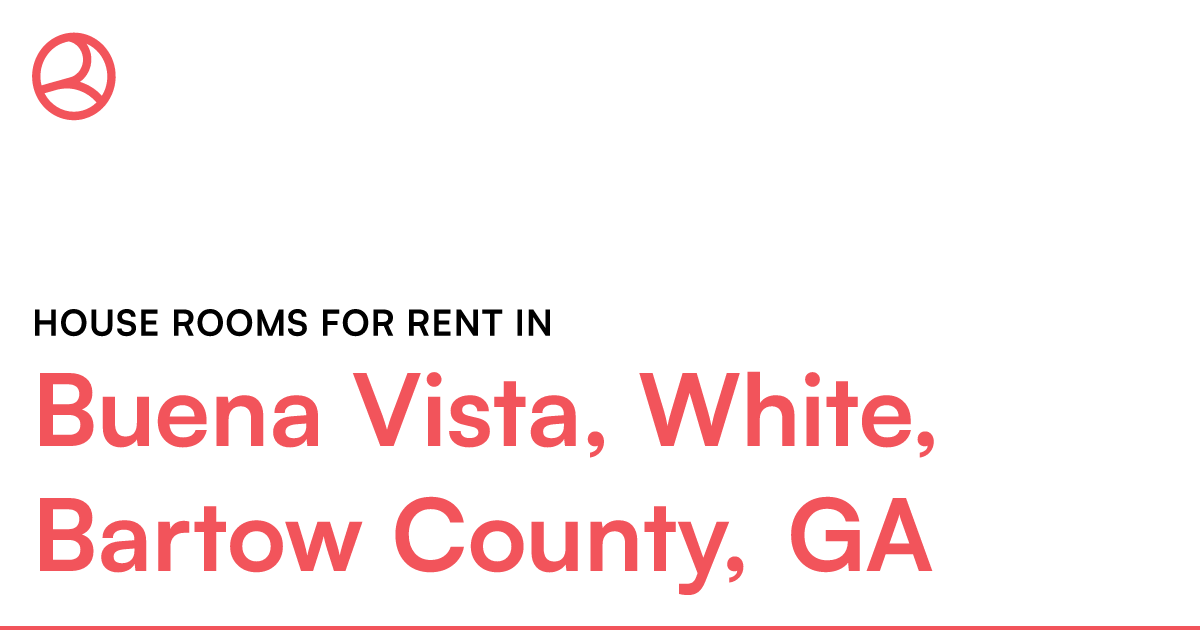 Buena Vista, White, Bartow County, GA House rooms for... – Roomies.com