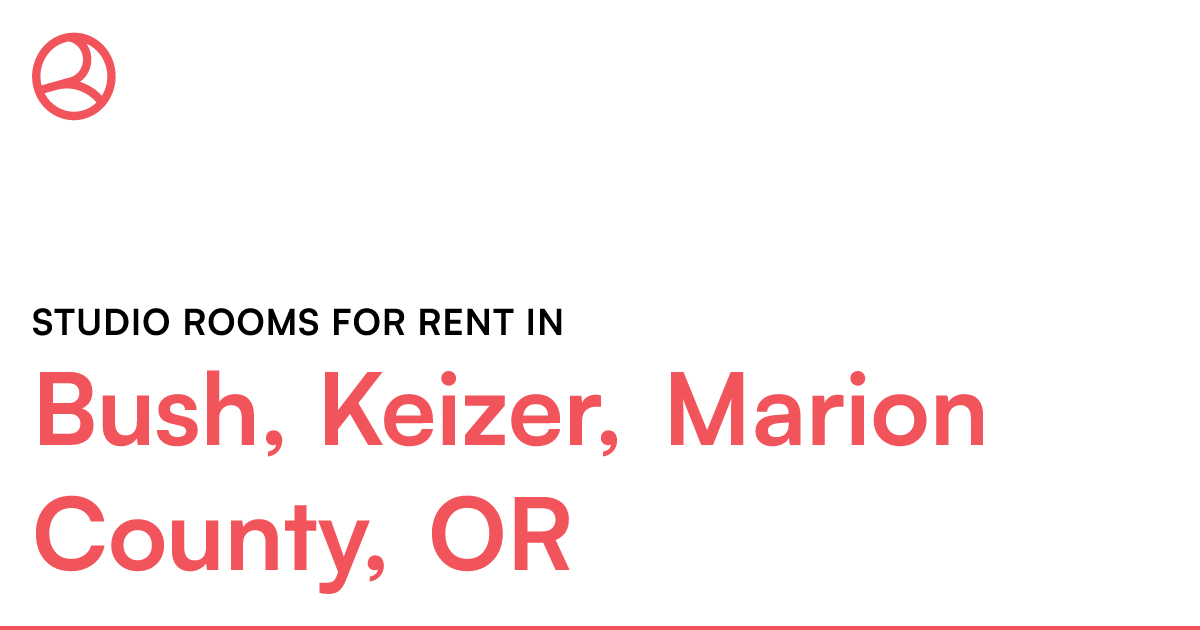 Bush, Keizer, Marion County, OR Studio rooms for rent