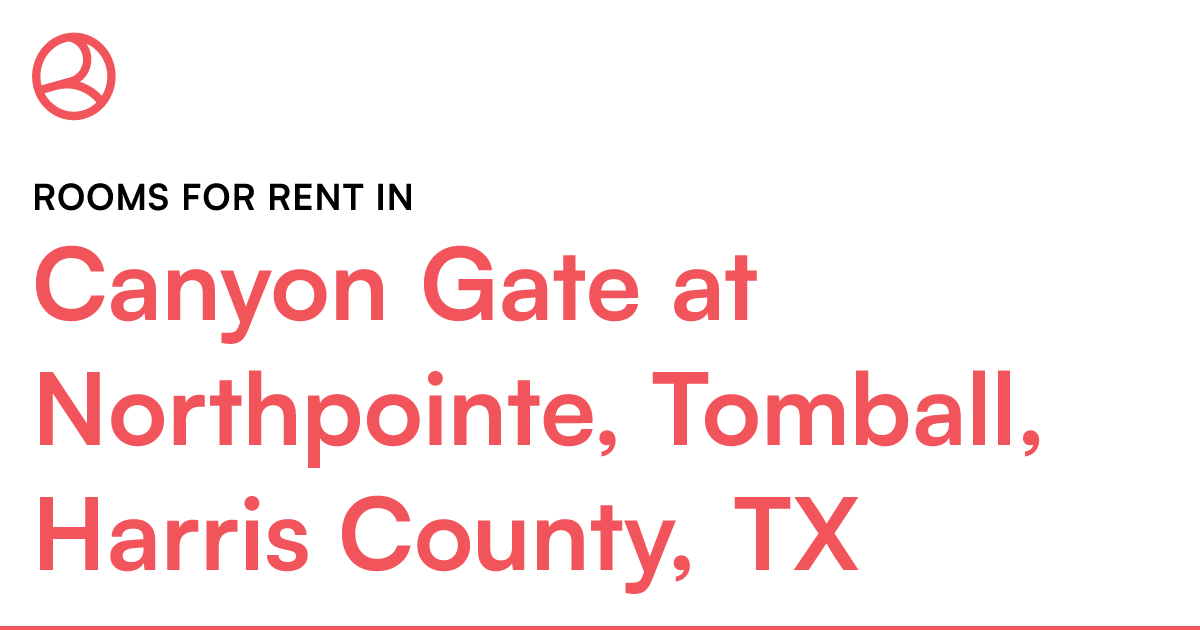 Canyon Gate at Northpointe, Tomball, Harris County, T...