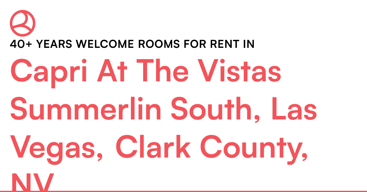 Capri At The Vistas Summerlin South, Las Vegas, Clark...