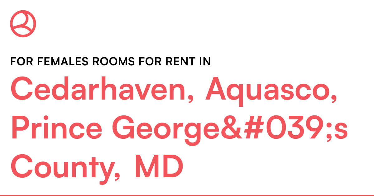 Cedarhaven, Aquasco, Prince County, MD...