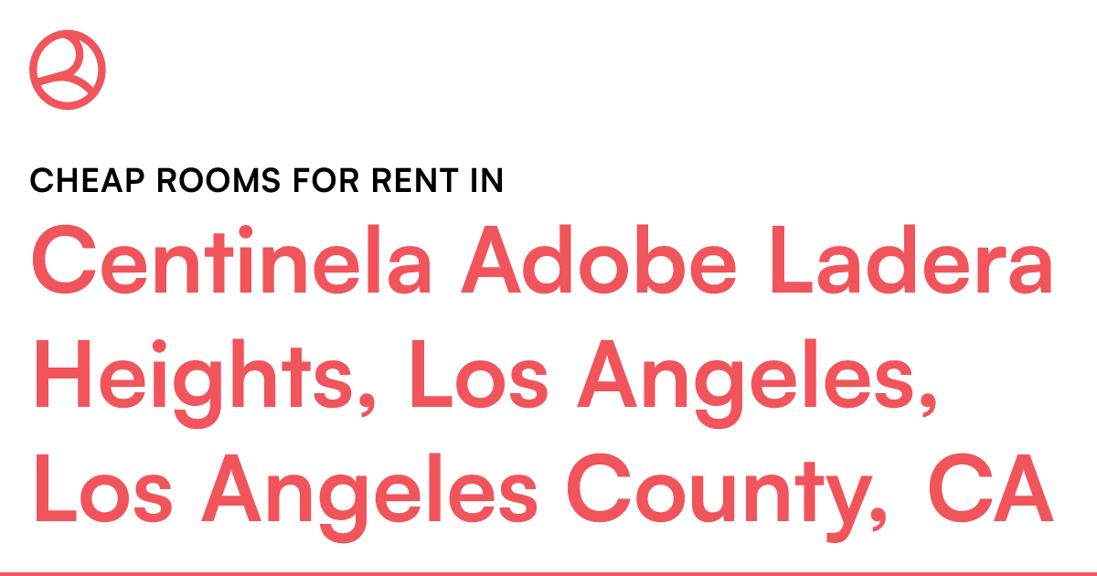 Centinela Adobe Ladera Heights, Los Angeles, Los Ange...