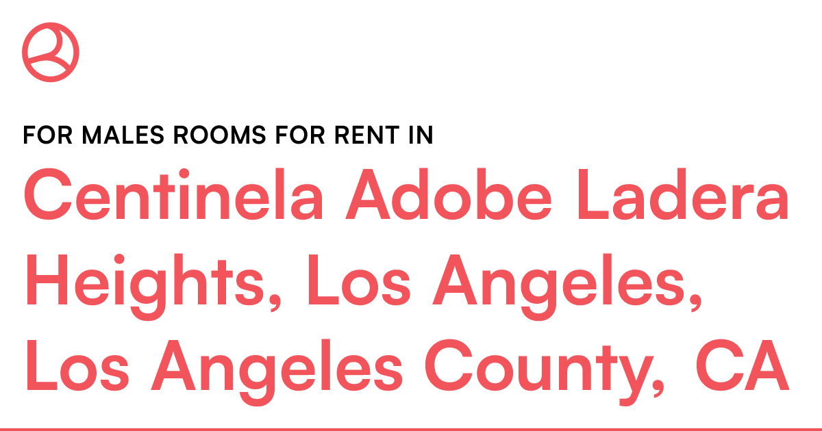 Centinela Adobe Ladera Heights, Los Angeles, Los Ange...