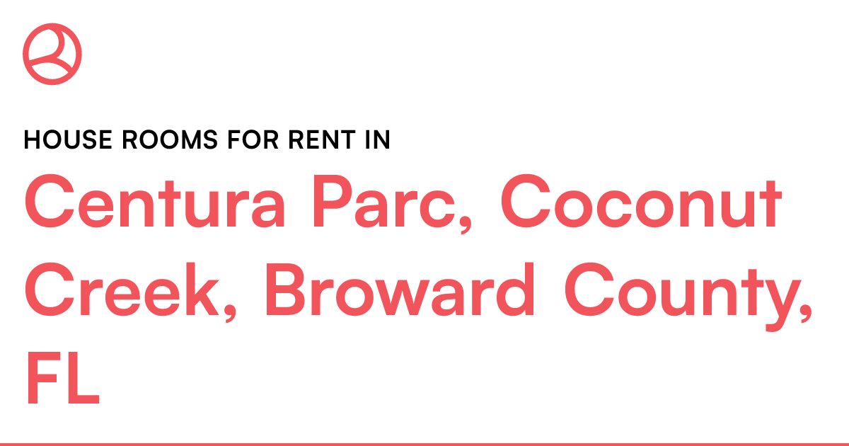 Centura Parc, Coconut Creek, Broward County, FL House...