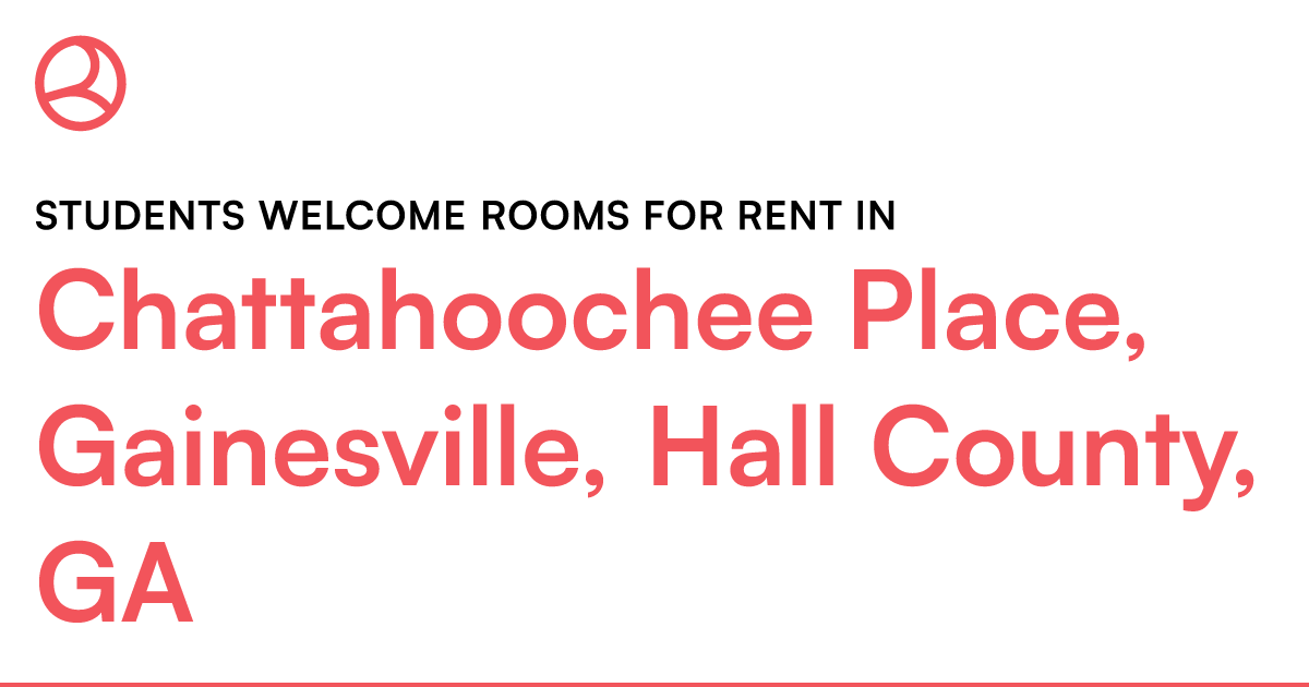 Chattahoochee Place, Gainesville, Hall County, GA Stu... – Roomies.com