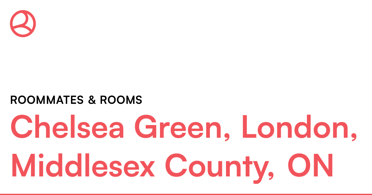 Chelsea Green, London, Middlesex County, ON Roommates... – Roomies.ca