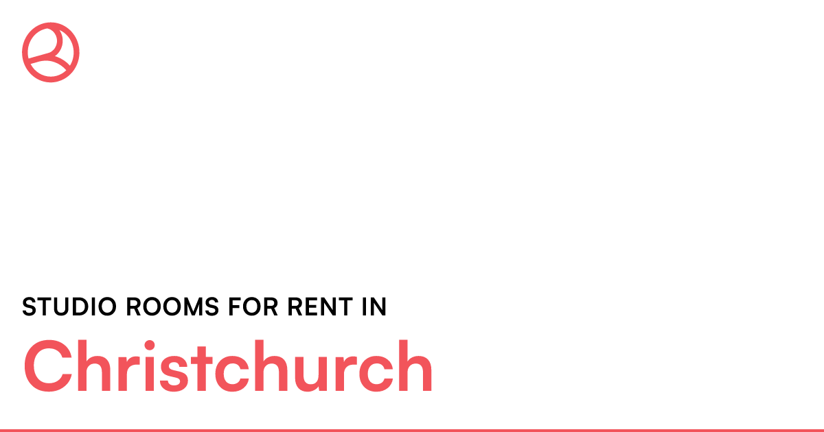 Christchurch Studio rooms for rent Roomies.co.nz