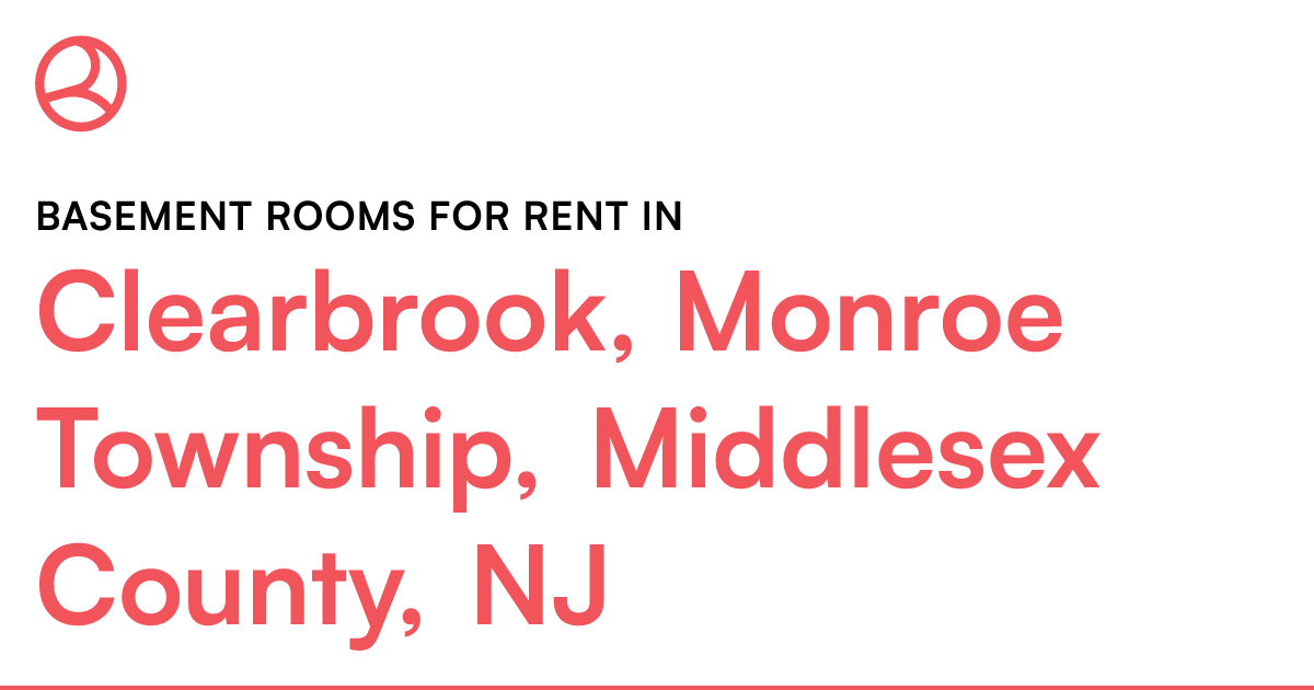 Clearbrook, Monroe Township, Middlesex County, NJ Bas...