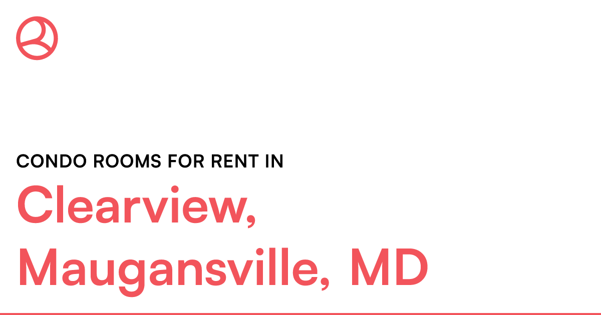 Clearview, Maugansville, MD Condo rooms for rent