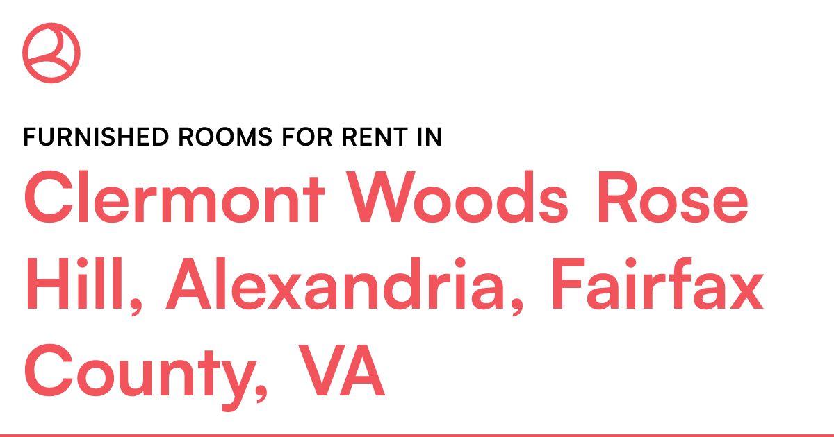 Clermont Woods Rose Hill, Alexandria, Fairfax County,...