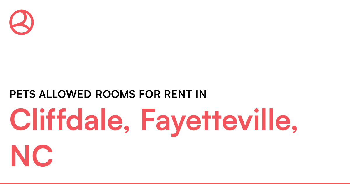 Cliffdale, Fayetteville, NC Pets allowed rooms for re...