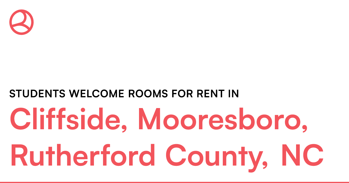 Cliffside, Mooresboro, Rutherford County, NC Students...