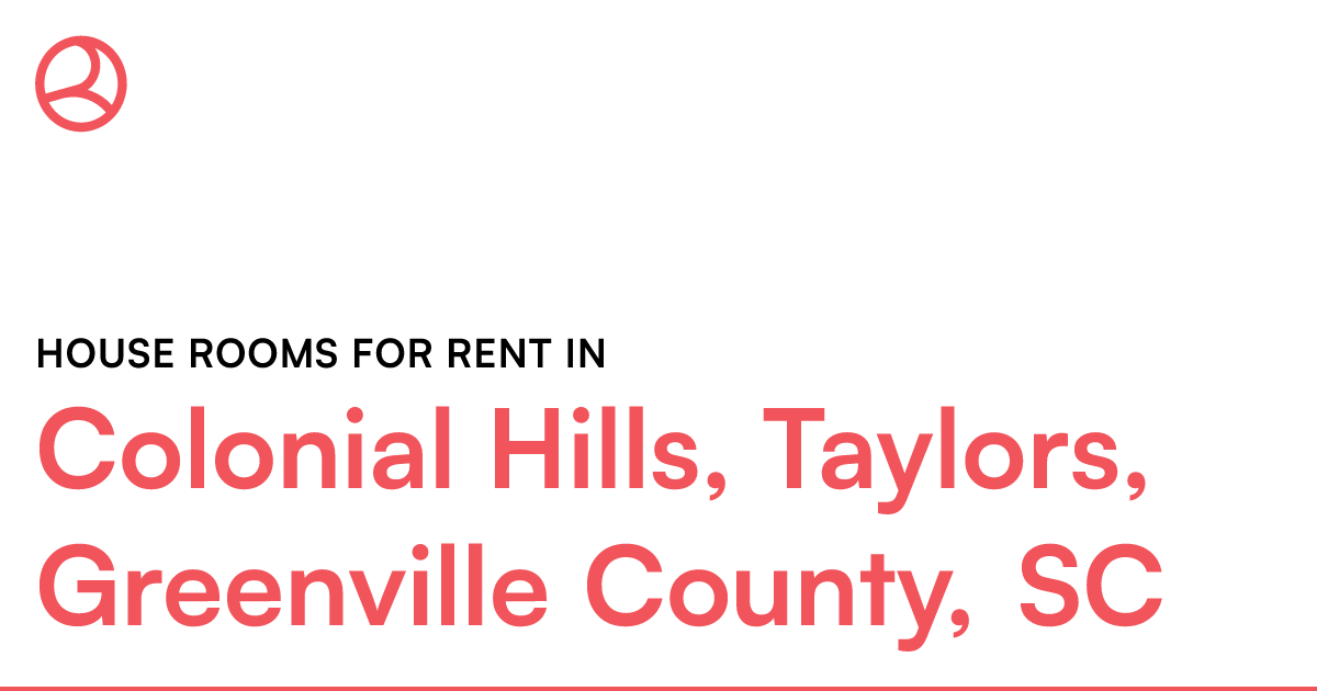 Colonial Hills, Taylors, Greenville County, SC House...