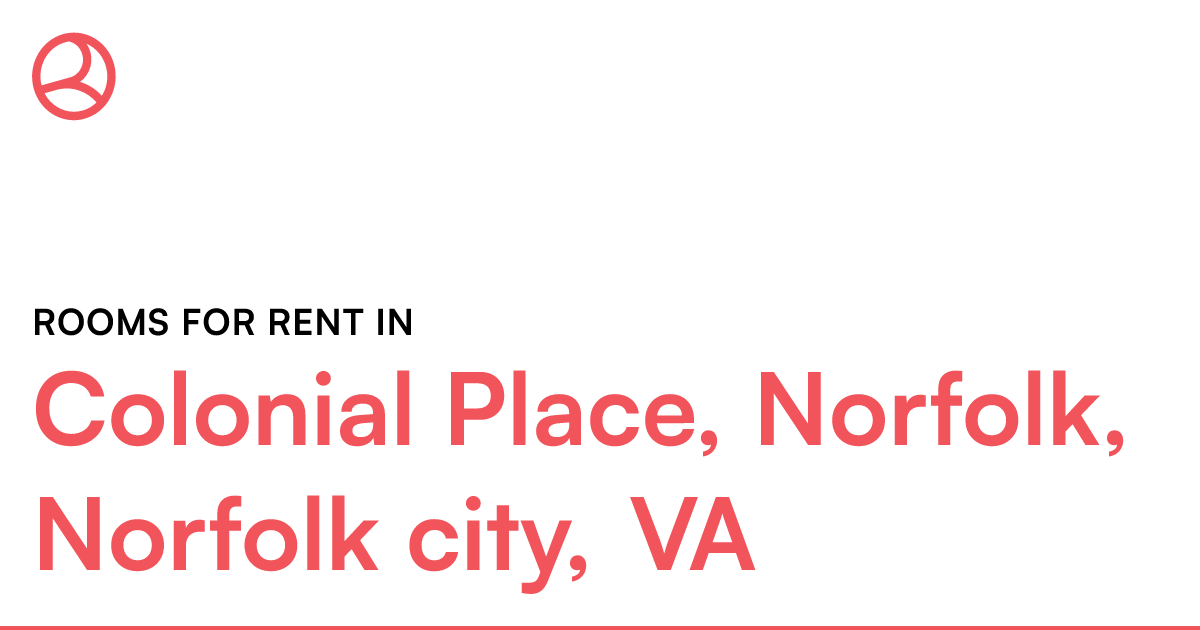 Colonial Place, Norfolk, Norfolk city, VA Rooms for R...